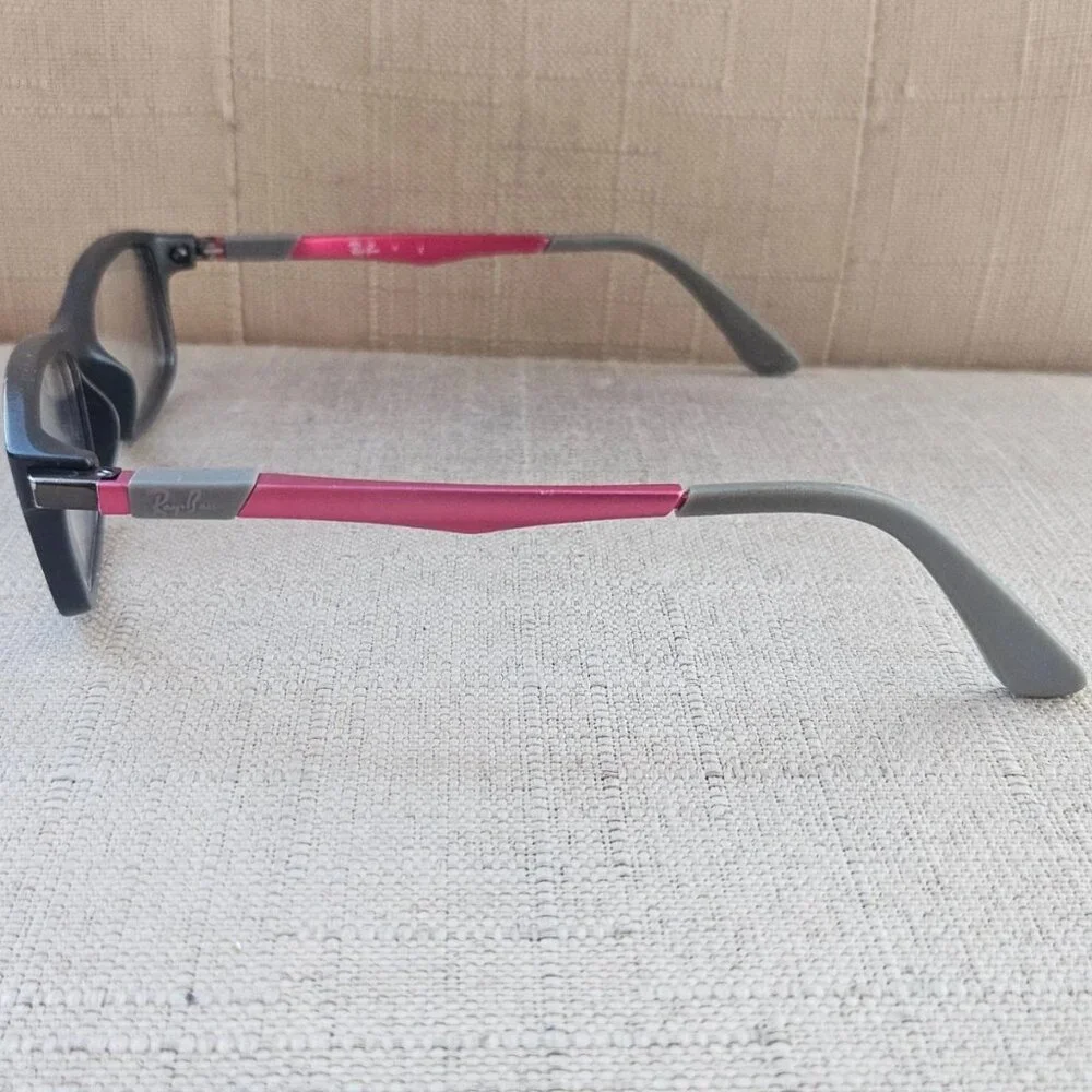 Ray-Ban Young Kid Eyeglasses Frame Black/Gray/Pink Tone Eyewear RB1546 Glasses